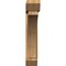 Ekena Millwork Thorton Slat Rough Sawn Bracket w/ Offset Brace, Western Red Cedar, 8"W x 42"D x 42"H BKT0806X42X42THR06RWR - alternate 2
